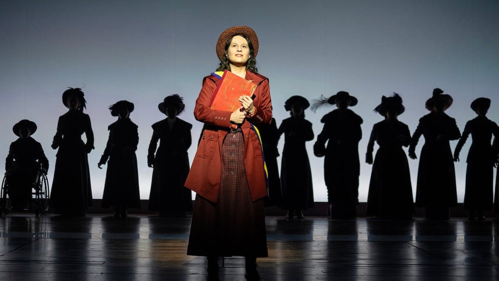 Shaina Taub in "Suffs" (Credit: Joan Marcus)