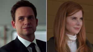 From left to right: Patrick J. Adams and Sarah Rafferty in "Suits" and "My Life with the Walter Boys" respectively (Netflix)
