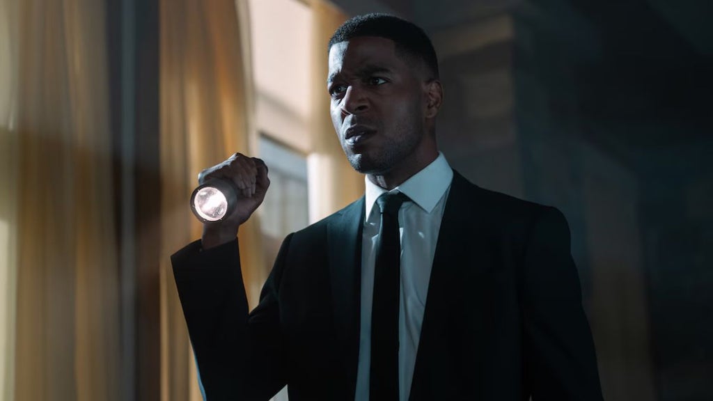 Scott "Kid Cudi" Mescudi as Agent Mason in "Knuckles" (Paramount+)