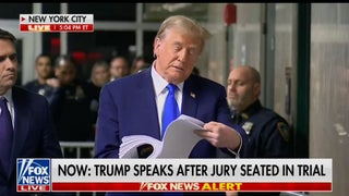 Donald Trump Defends Himself With Giant Stack of Printed-Out News Stories: ‘That’s a Nice Headline, I’d Like to Read That One Too’ | Video