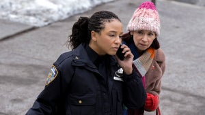 Carra Patterson as Kaya Blanke and Carrie Preston as Elsbeth Tascioni in "Elsbeth