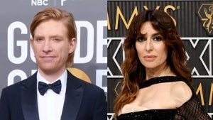 Domhnall Gleeson and Sabrina Impacciatore