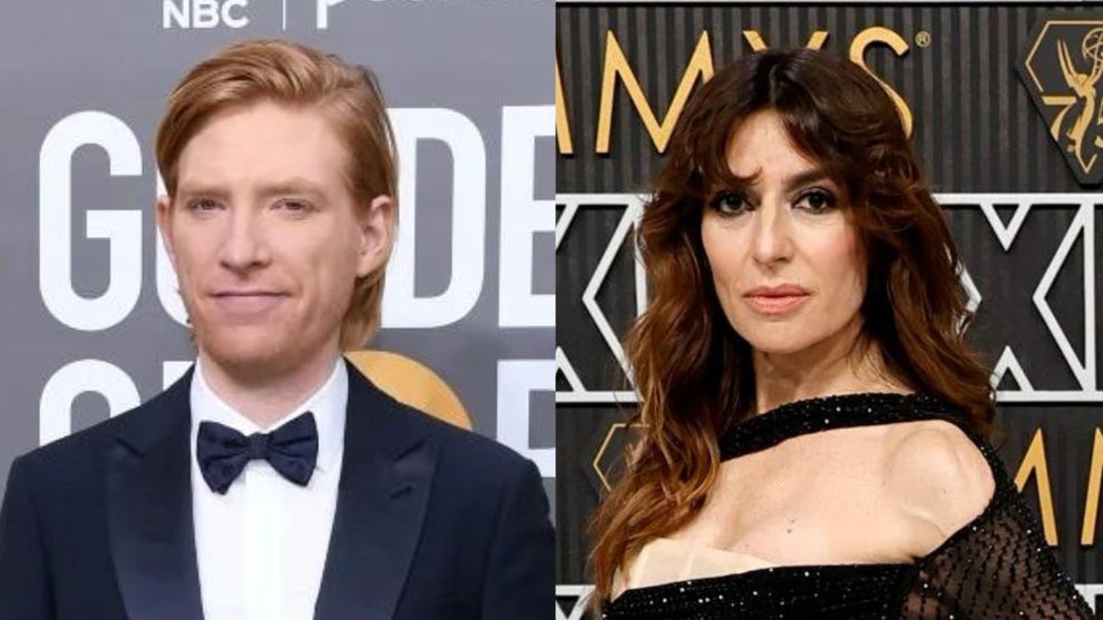 Domhnall Gleeson and Sabrina Impacciatore