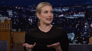 Emma Roberts Laughed After Kissing Kim Kardashian on ‘American Horror Story’: ‘I Had Her Gloss All Over My Face’ | Video