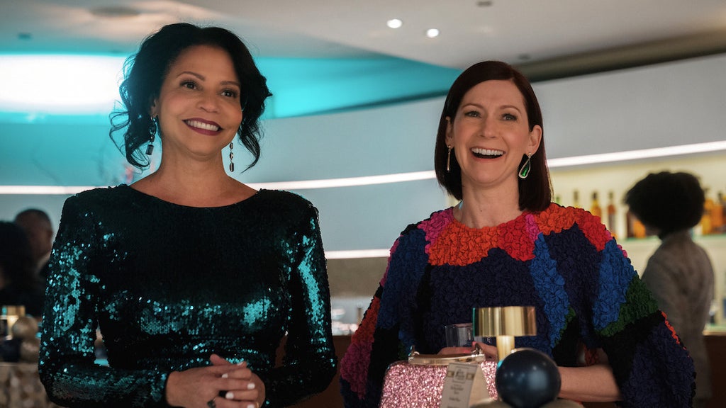 Gloria Reuben and Carrie Preston in "Elsbeth"