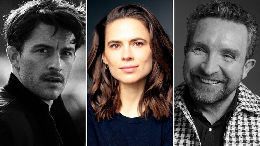 Jonathan Bailey, Hayley Atwell and Eddie Marsan