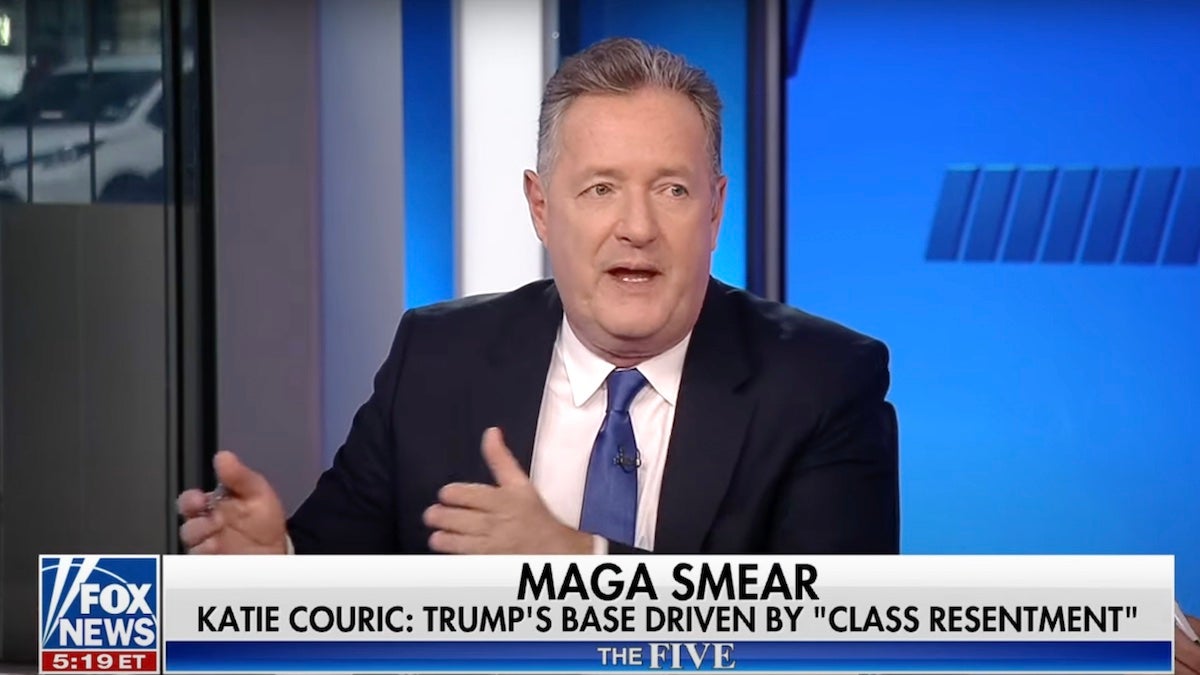 Piers Morgan Tells Katie Couric to ‘Put a Sock in It’ After ‘MAGA Smear’ Campaign | Video