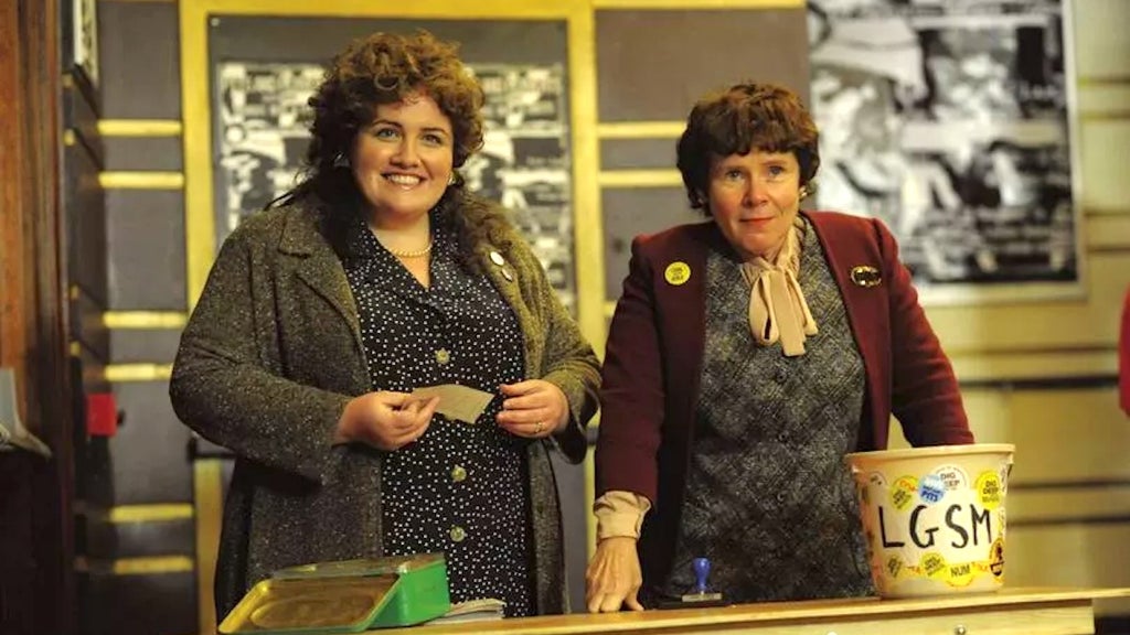 Jessica Gunning and Imelda Staunton in "Pride"
