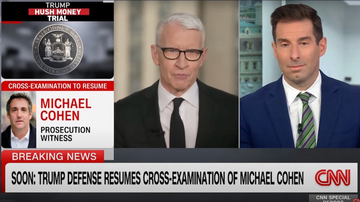 Anderson Cooper Says if He Was a Trump Juror, He Would Think Michael Cohen Is ‘Making This Up’ | Video