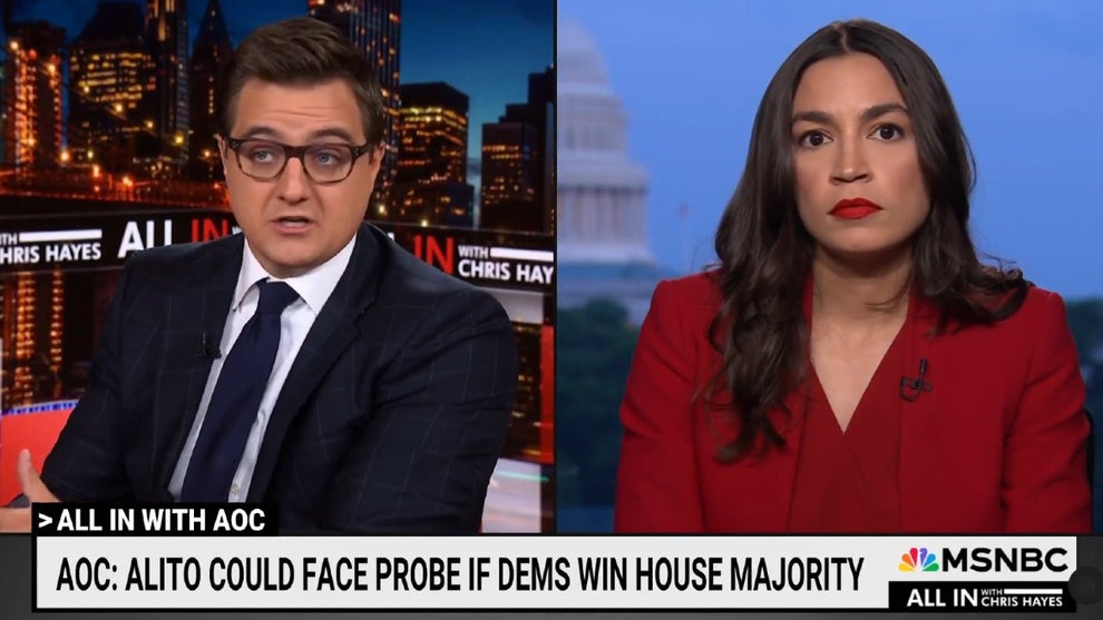 Chris Hayes speaks to AOC about Samuel Alito
