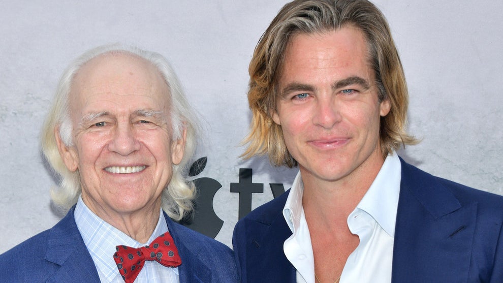Robert Pine and Chris Pine attends the Apple TV+ limited series "Five Days at Memorial" red carpet event at Directors Guild Of America in Los Angeles