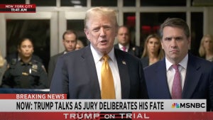 Donald Trump hush money trial courthouse msnbc
