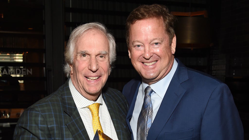 Henry Winkler with Sam Rubin in 2019