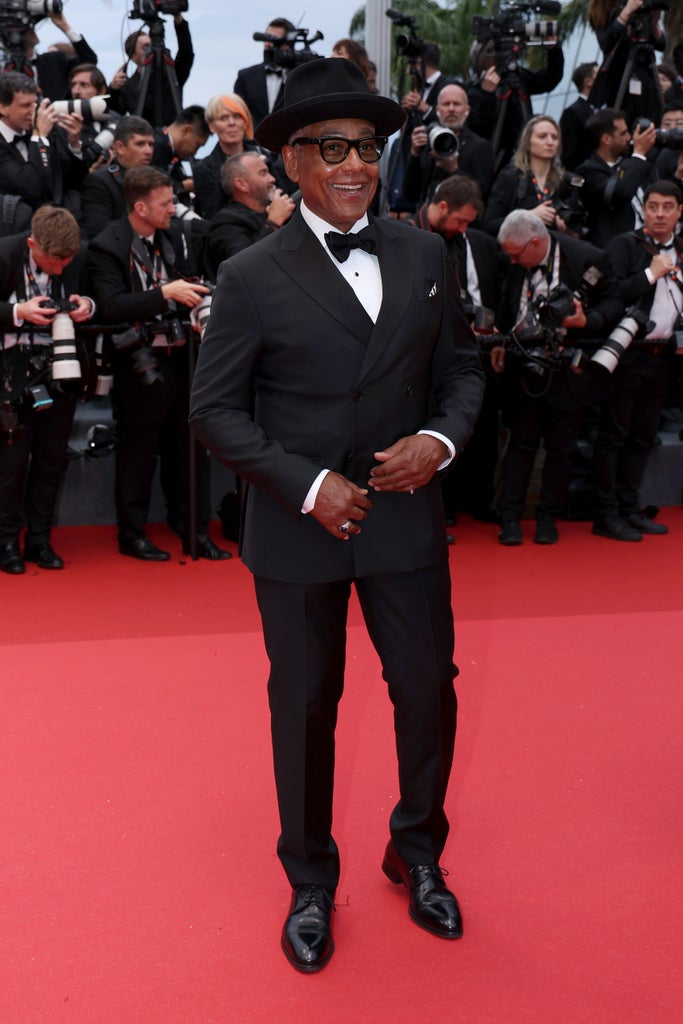 CANNES, FRANCE - MAY 14: Giancarlo Esposito attends "Le Deuxième Acte" ("The Second Act") Screening & opening ceremony red carpet at the 77th annual Cannes Film Festival at Palais des Festivals on May 14, 2024 in Cannes, France.