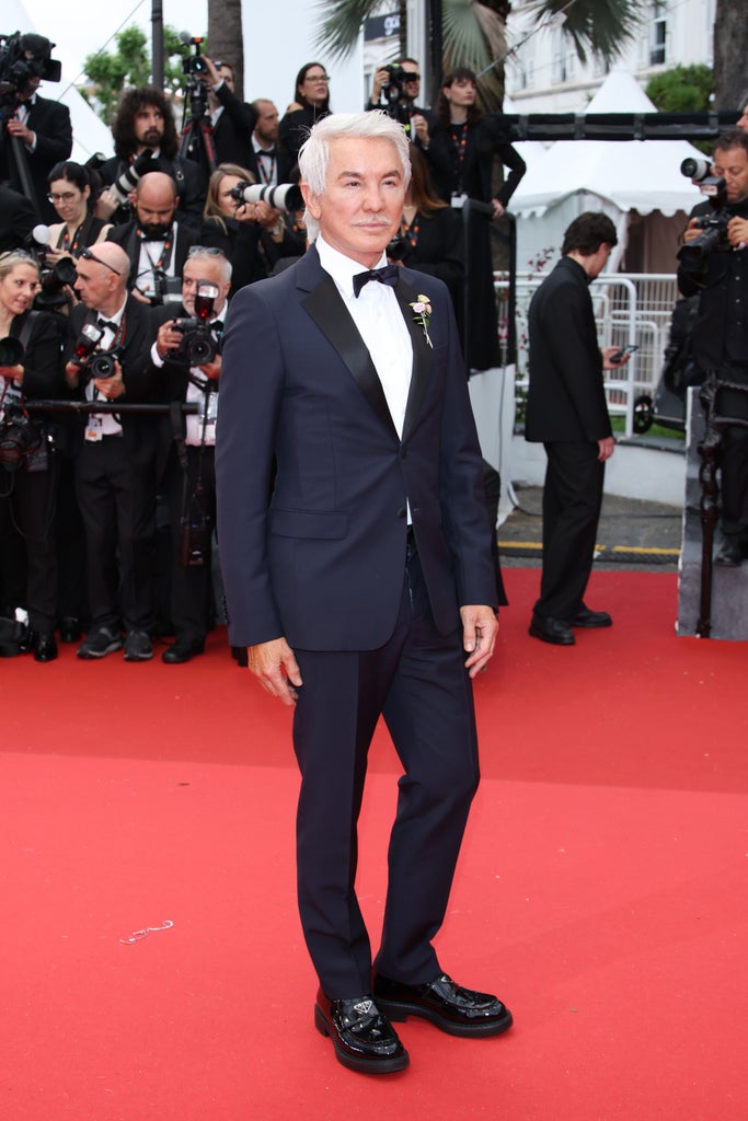Baz Luhrmann attends the "Furiosa: A Mad Max Saga" (Furiosa: Une Saga Mad Max) Red Carpet at the 77th annual Cannes Film Festival at Palais des Festivals on May 15, 2024 in Cannes, France.