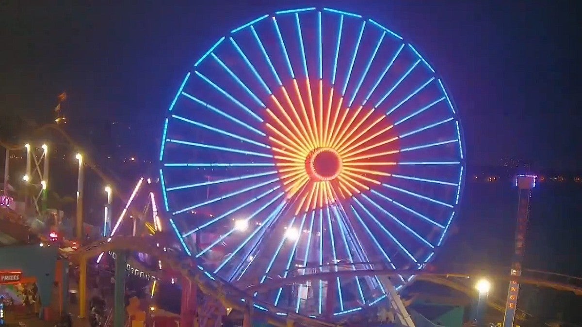 KCLA Reporter Sam Rubin Honored With Ferris Wheel Tribute at the Santa Monica Pier | Video