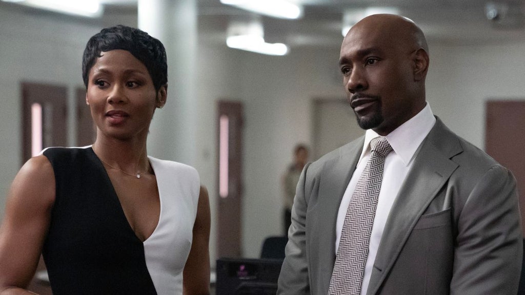 "Reasonable Doubt" Season 2 Emayatzy Corinealdi as “Jax Stewart” and Morris Chestnut as “Corey Cash” (Photo credit: Disney/Crystal Power)