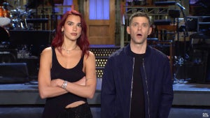 Dua Lipa and Mikey Day