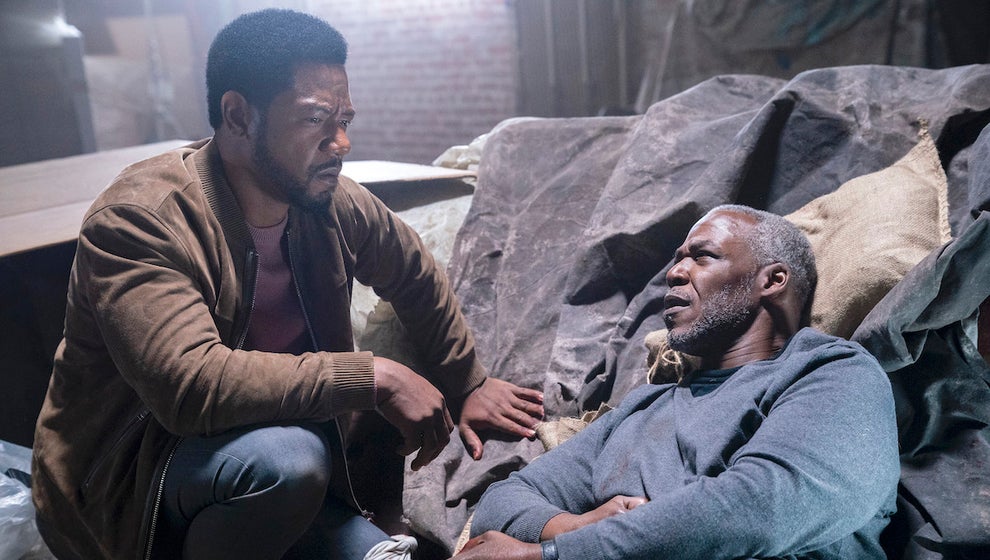Tori Kittles and Danny Johnson in "The Equalizer" episode "Condemned."