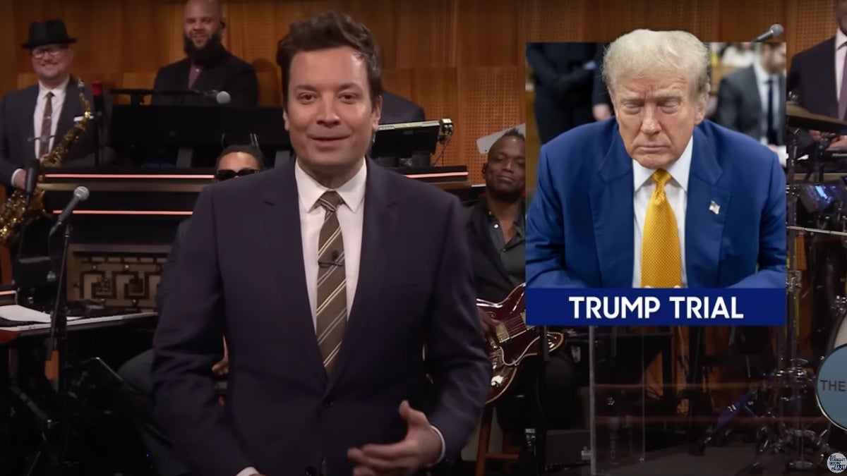Jimmy Fallon Speeds Through Current Events With Trump, the Knicks, ‘Bridgerton’ and Welch’s News Mashup | Video