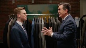 Iain Armitage, Stephen Colbert on "The Late Show"