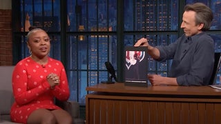 Quinta Brunson Compares Being Lifted by Jason Kelce to Riding Tower of Terror: ‘My Stomach Went Up and Everything’ | Video