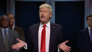 James Austin Johnson as Donald Trump on "Saturday Night Live" (Credit: NBC)