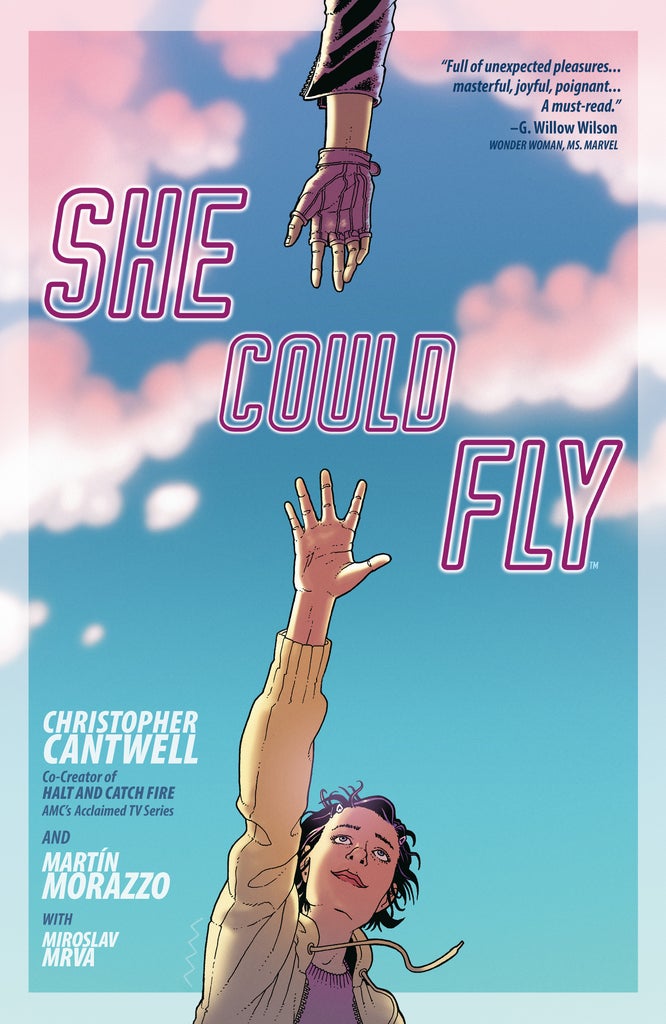 The cover to graphic novel "She Could Fly."