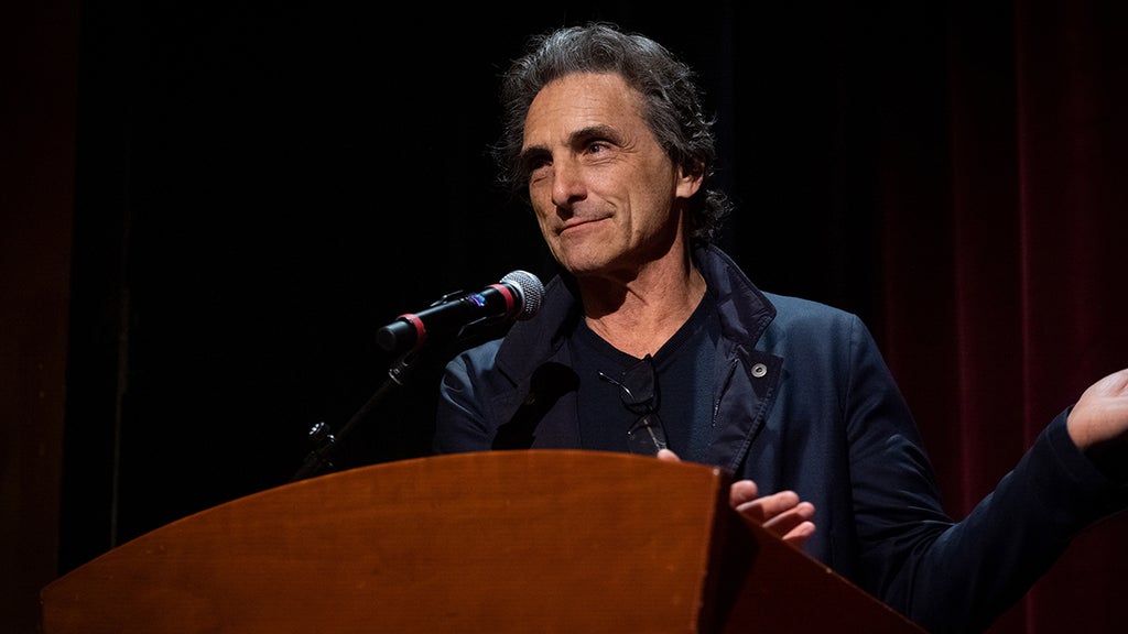 Producer Lawrence Bender speaks onstage the 23rd Annual Roger Ebert's Film Festival at The Virginia Theatre on April 22, 2023 in Champaign, Illinois.