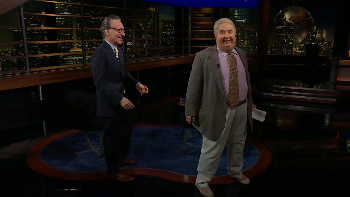 Martin Short Brings Back Jiminy Glick to Interview Bill Maher