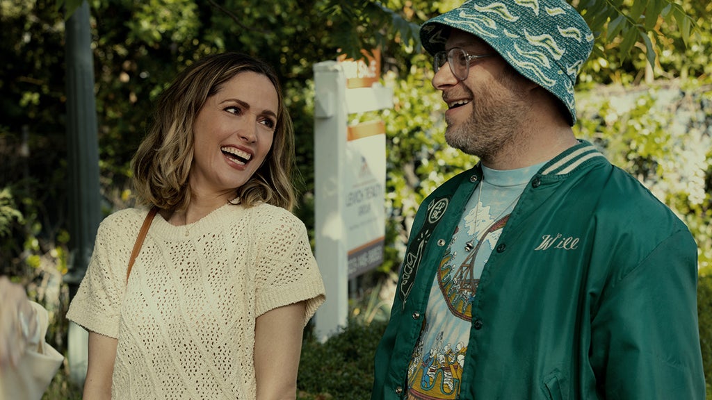 Rose Byrne and Seth Rogen in "Platonic" (Credit: Apple TV+)