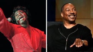 James Brown and Eddie Murphy