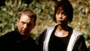 Kevin Costner and Whitney Houston in The Bodyguard