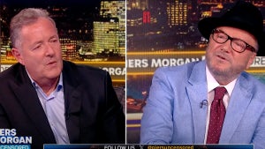 Piers Morgan and George Galloway on "Piers Morgan Uncensored" (Credit: Piers Morgan Uncensored)