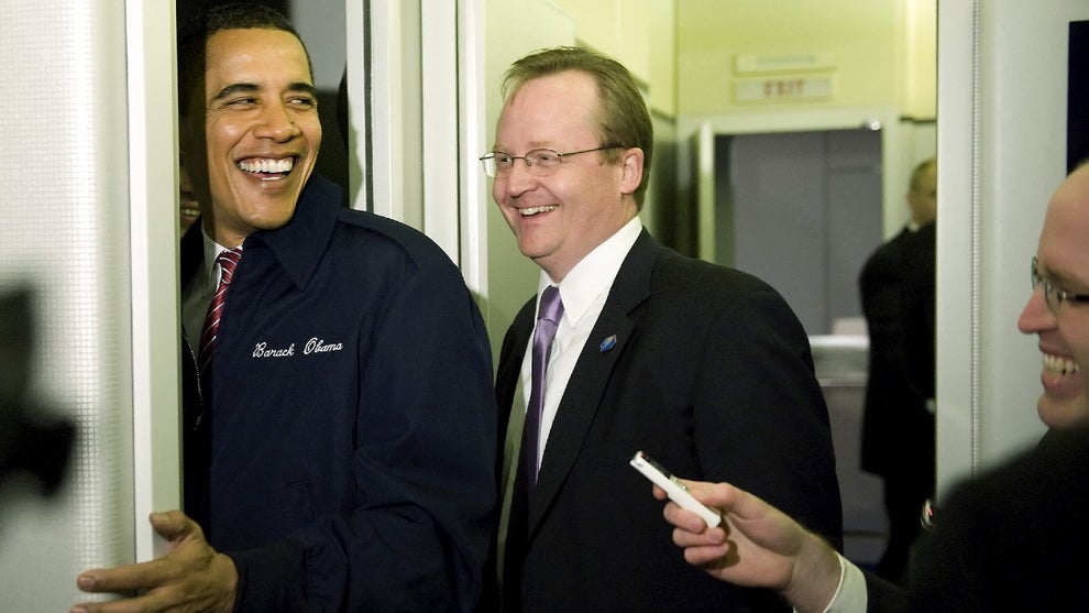 Robert Gibbs with Barack Obama in 2009