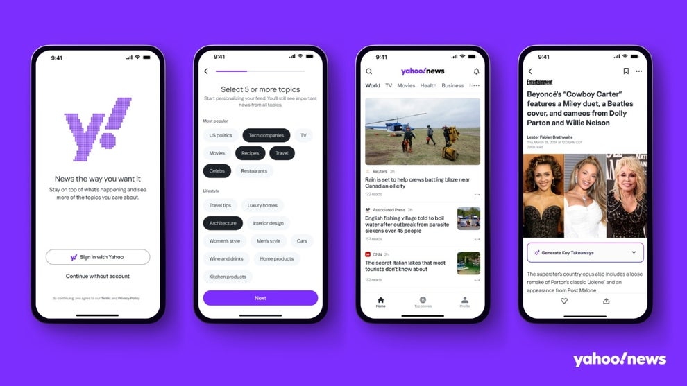 Yahoo News App