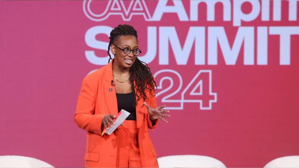 Kelley Robinson at the 2024 CAA Summit (CAA)