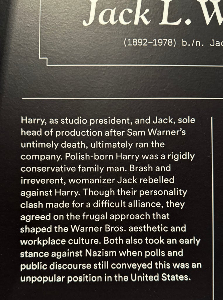 Academy Jewish Exhibition - Warner Bros.