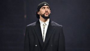 Bad Bunny performs onstage during his "Most Wanted" tour at State Farm Arena on May 14, 2024 in Atlanta, Georgia