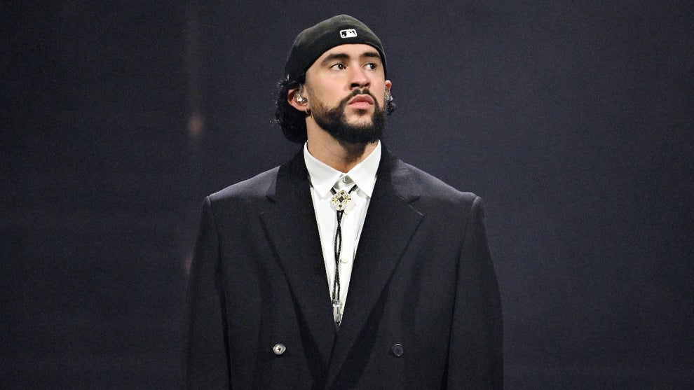 Bad Bunny performs onstage during his "Most Wanted" tour at State Farm Arena on May 14, 2024 in Atlanta, Georgia