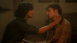 Assad Zaman as Armand and Luke Brandon Field as Young Molloy - Interview with the Vampire _ Season 2, Episode 5