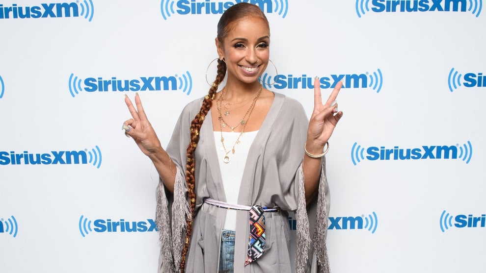 MYA visits the SiriusXM Studios on July 11, 2019 in New York City