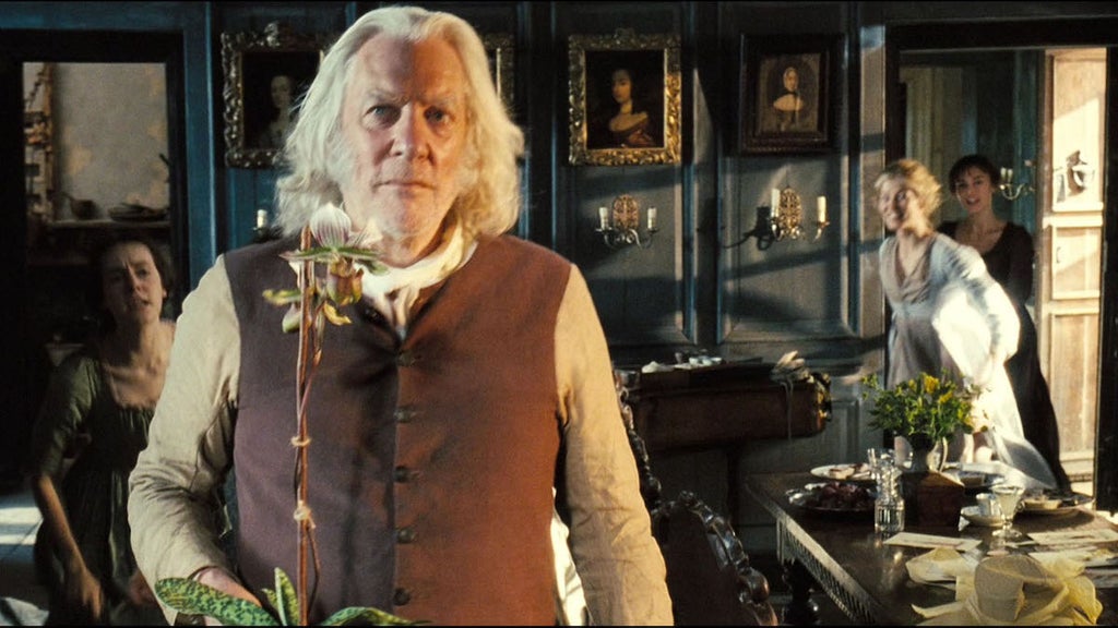 Donald Sutherland in "Pride and Prejudice"