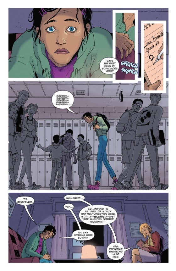 A page of the comic She Could Fly.