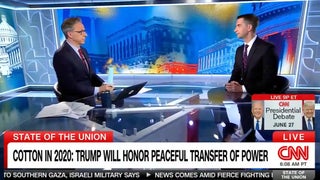Jake Tapper Challenges Tom Cotton on His 2020 Claim Trump Would Accept Election Results | Video