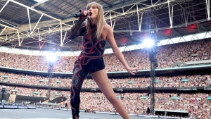 Taylor Swift performs onstage during "Taylor Swift | The Eras Tour" at Wembley Stadium on June 21, 2024 in London, England