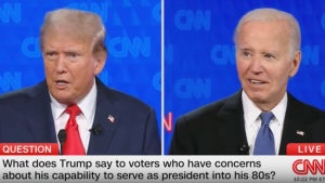Donald Trump and Joe Biden