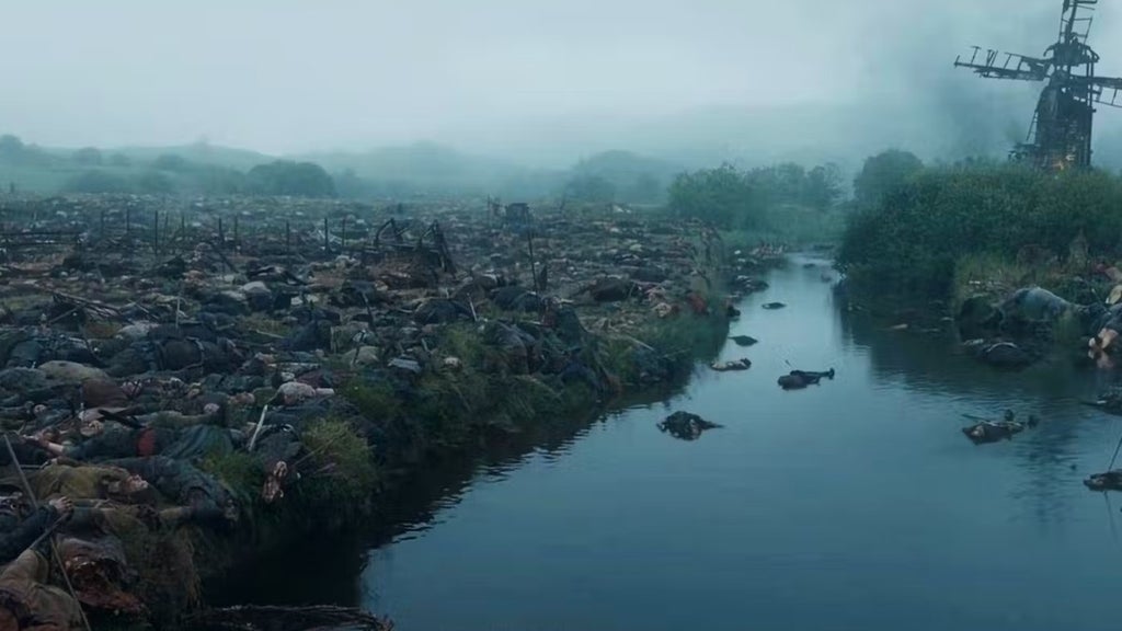 Battle of the Burning Mill House of the Dragon (Credit: HBO)