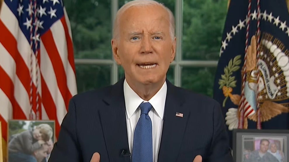 President Joe Biden Oval Office address