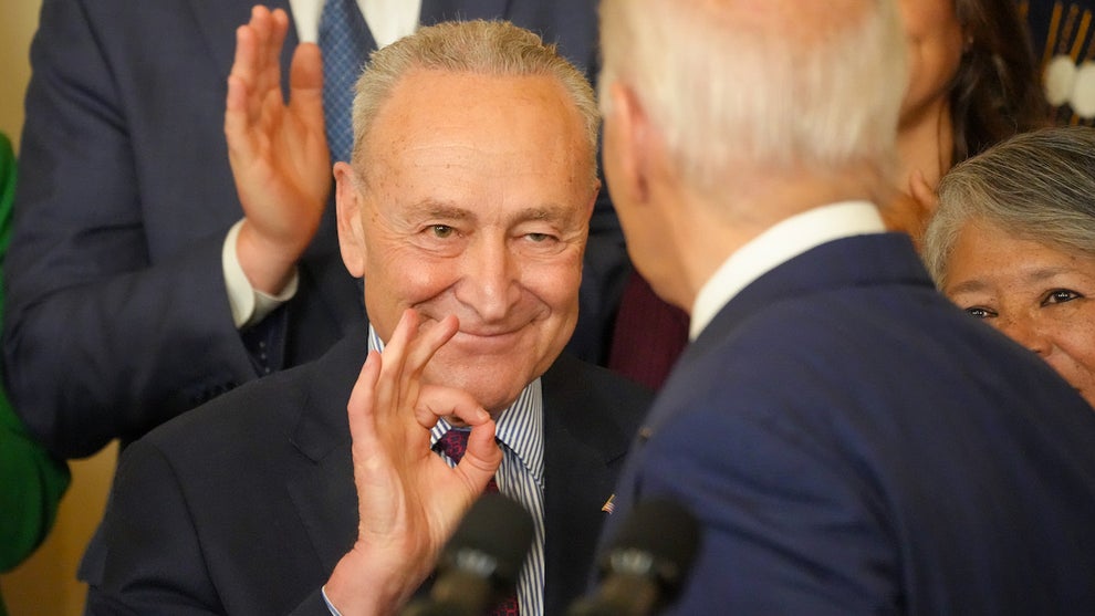 Sen. Chuck Schumer congratulates President Biden for DACA Dream immigration reform